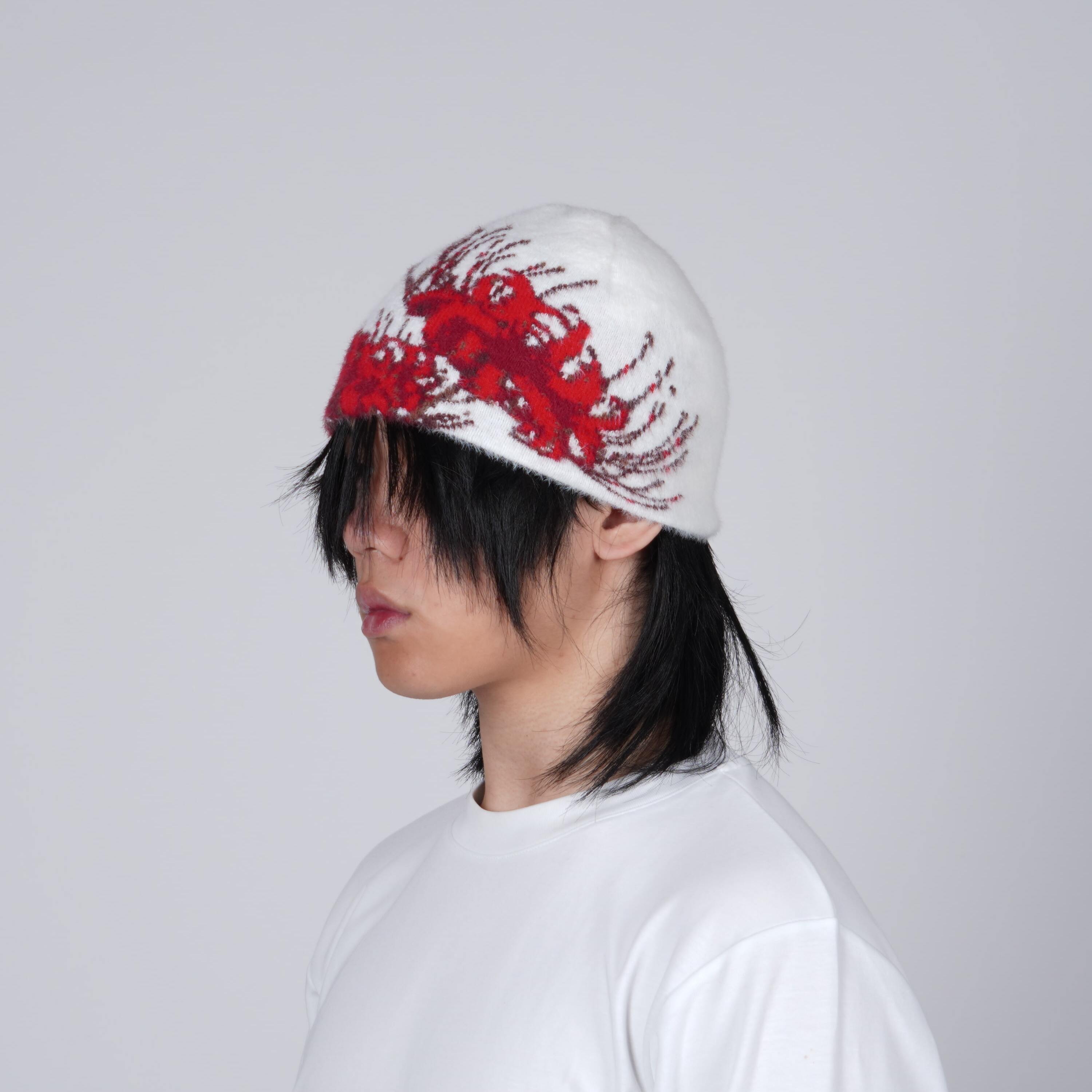 "SPIDER" SATIN-LINED MOHAIR BEANIE