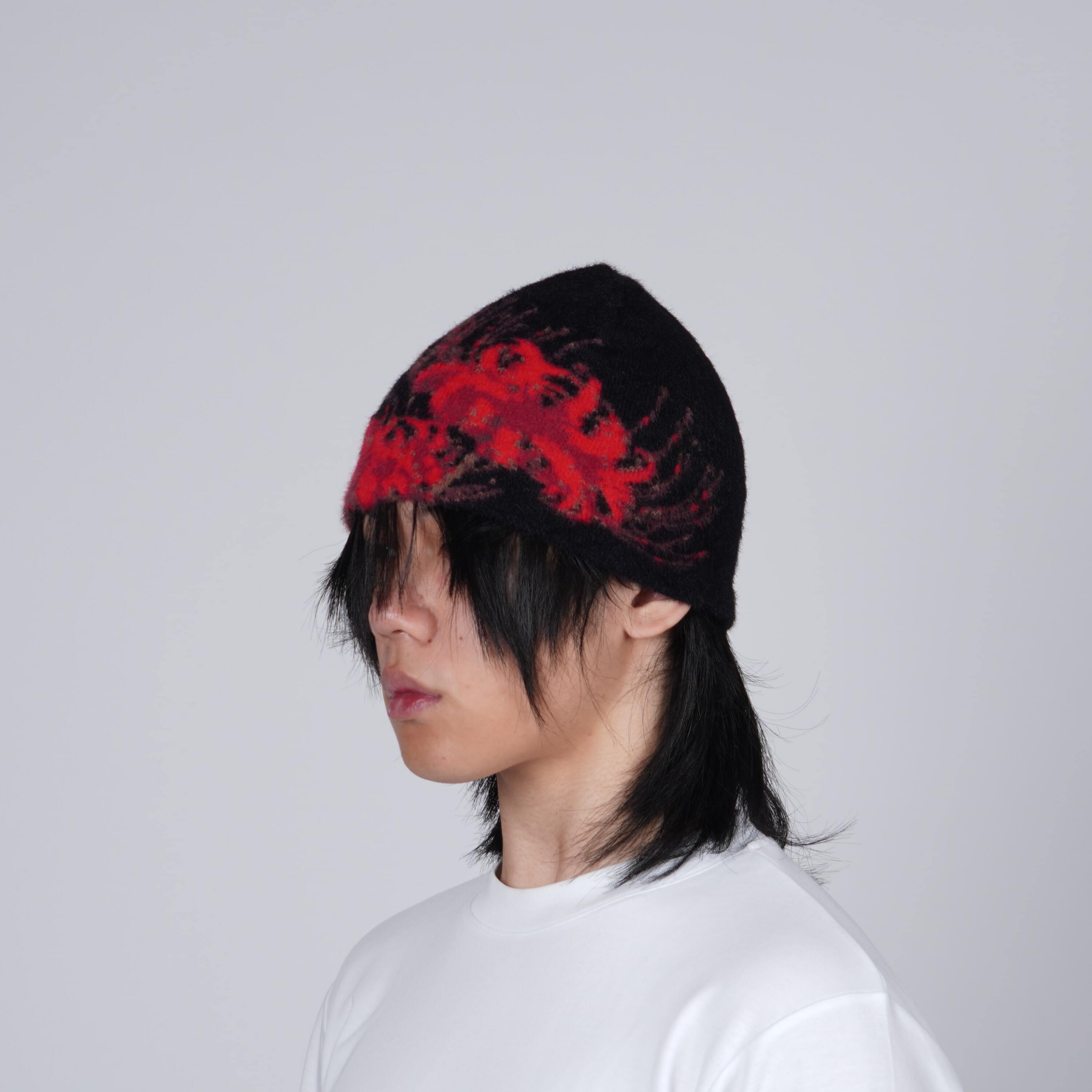 "SPIDER" SATIN-LINED MOHAIR BEANIE