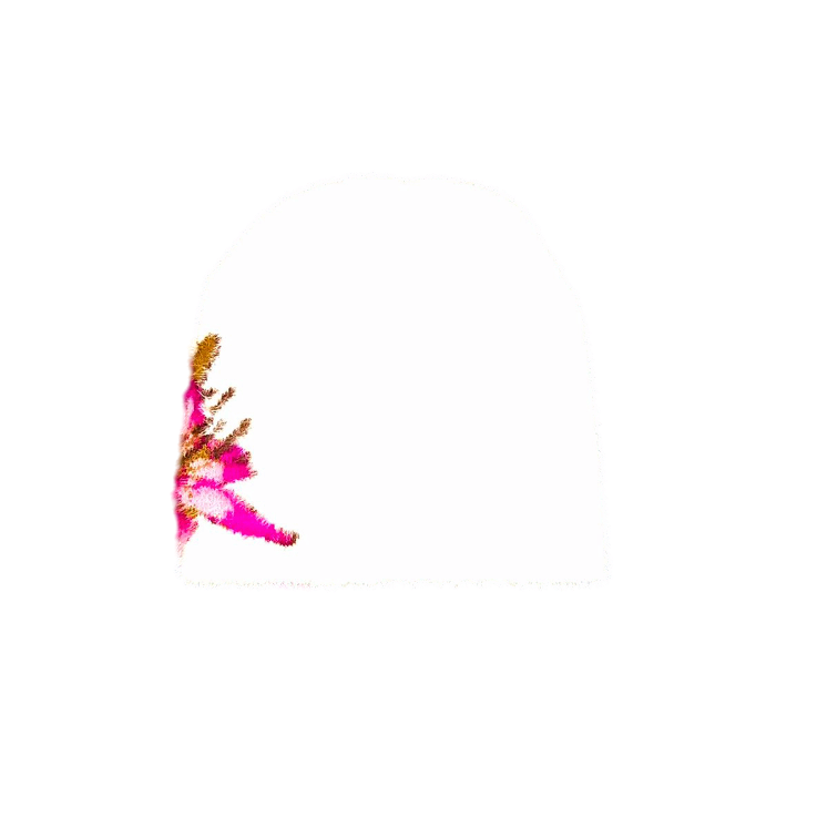 "LILY" SATIN-LINED MOHAIR BEANIE