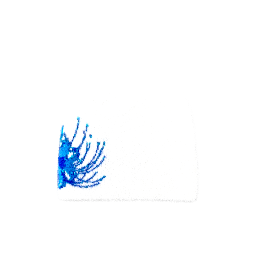 "AOI" SATIN-LINED MOHAIR BEANIE