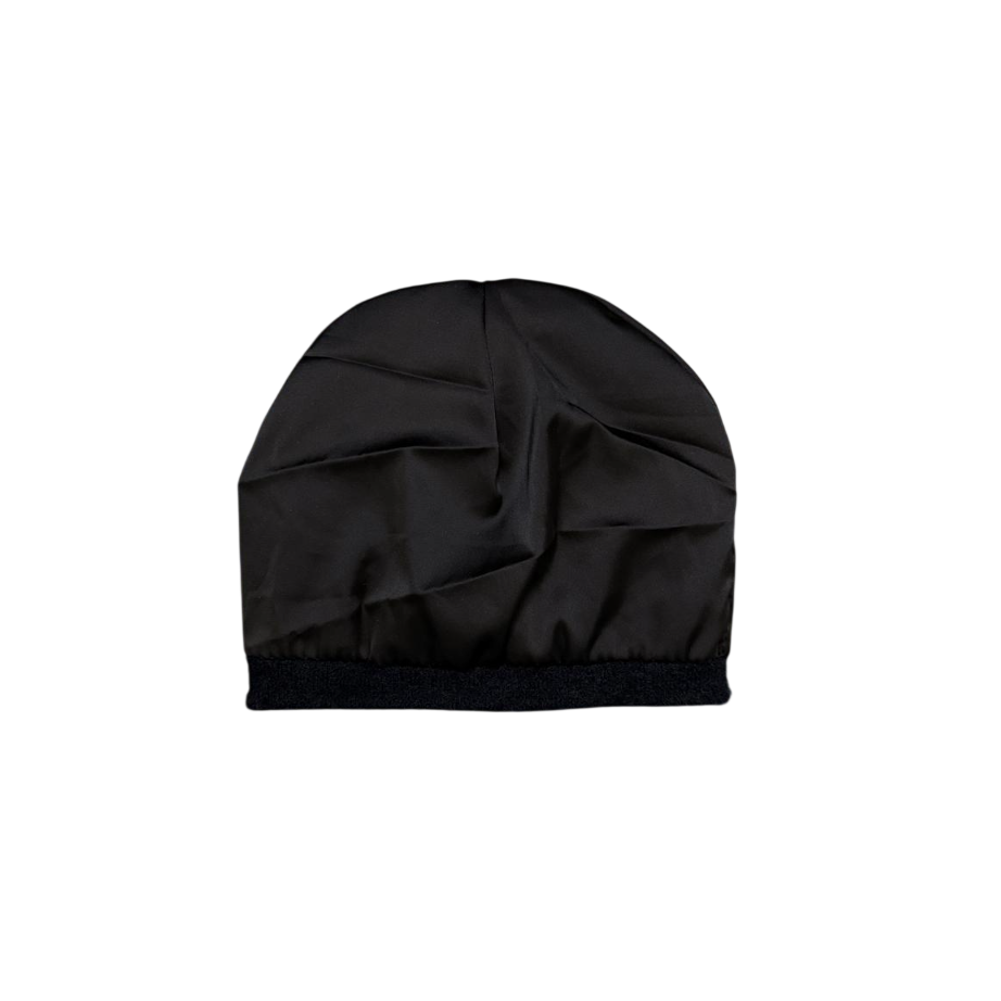 "CHAIN" SATIN-GEFÜTTERTE MOHAIR BEANIE